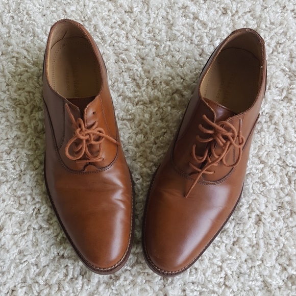 Cole Haan Other - Men's Cole Haan Oxford Brown Tan Leather  9.5
